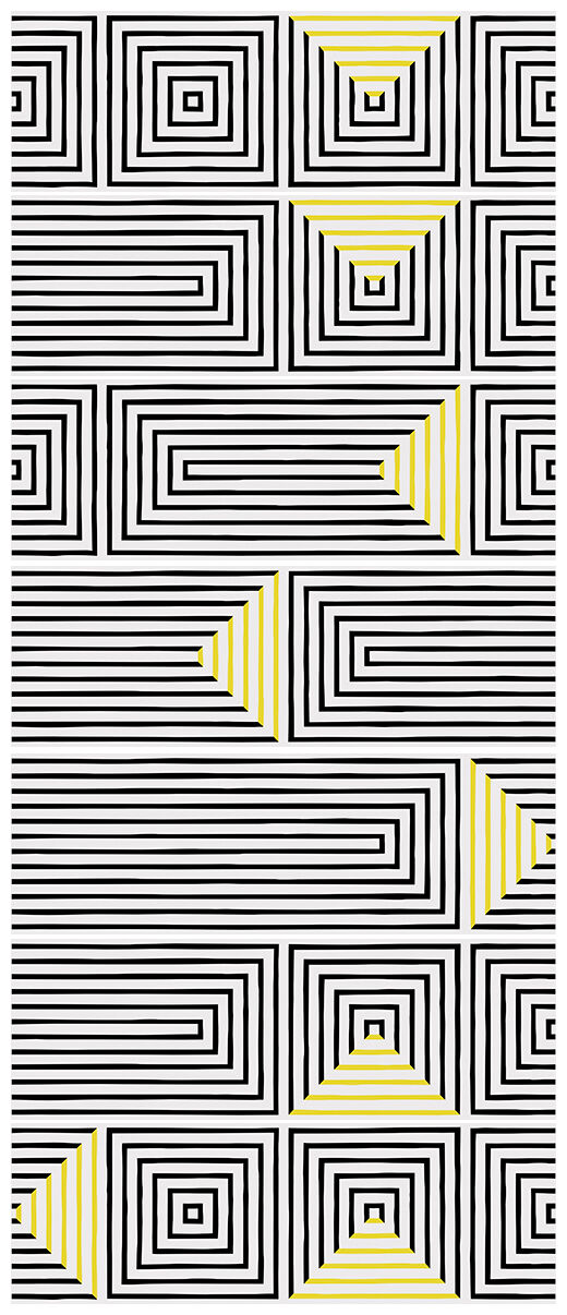 vives sasak-7 black dekor 25x75 - zdjęcie główne