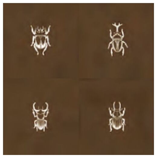 vives root ager-4 brown dekor 13x13 - zdjęcie nr: 2