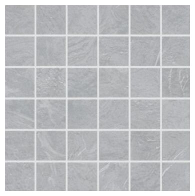 Salerno Ceniza mozaika 30x30 o matowej szarej powierzchni z małych kwadratowych elementów