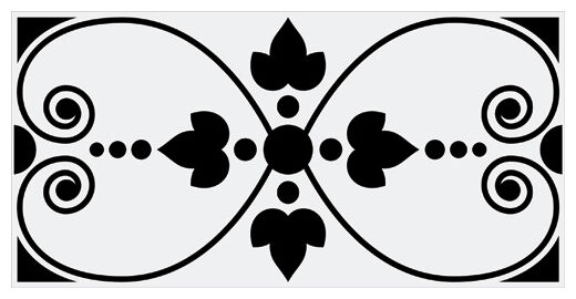 vives rosiers negro płytka ścienna 10x20 - zdjęcie główne