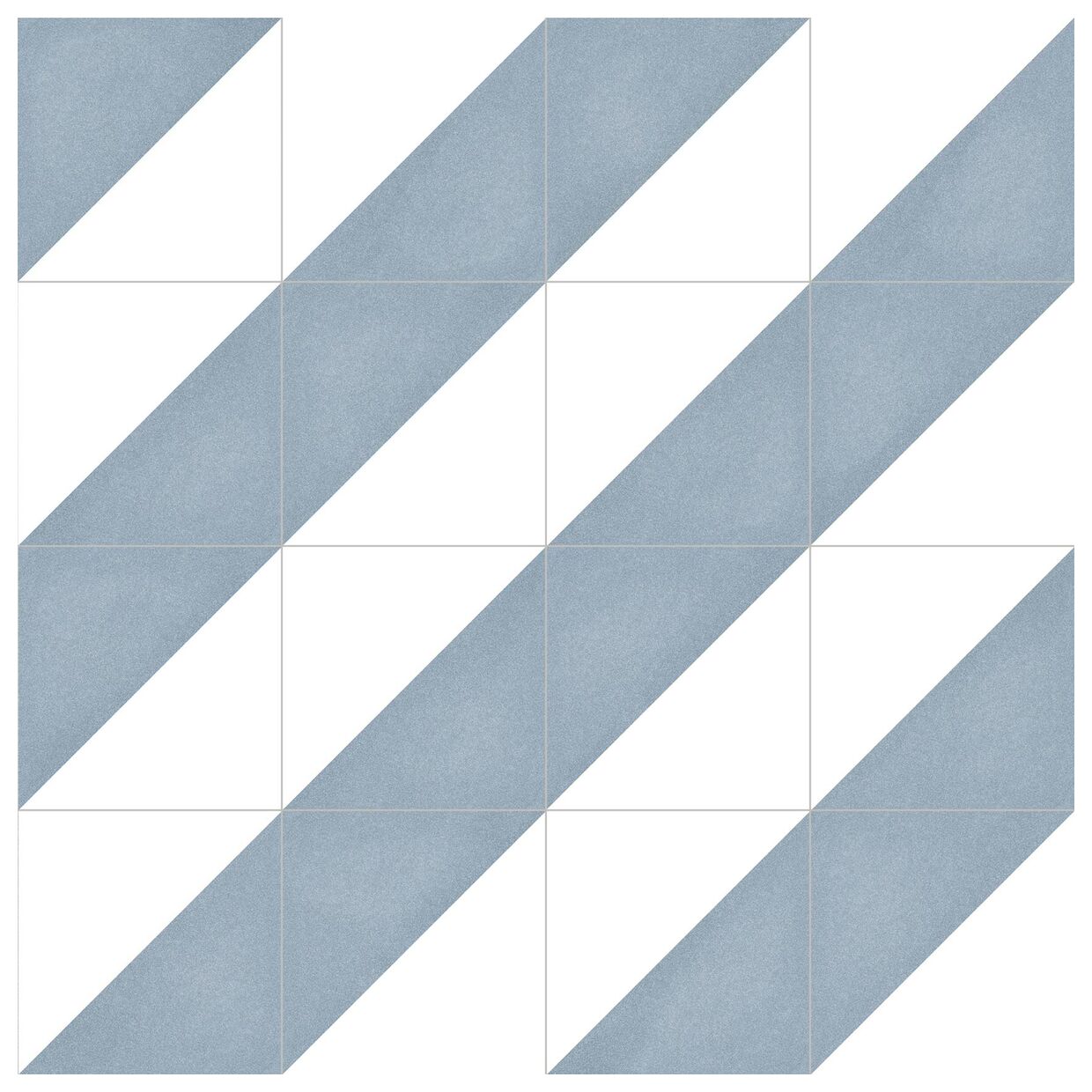 Matowa płytka TRE Nube gres 20x20 z geometrycznym wzorem w bieli i błękicie - zdjęcie nr: 4