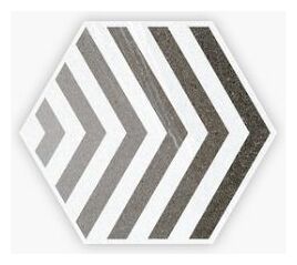 vives lacroix gris hexagono gres 23x26.6 - zdjęcie nr: 2