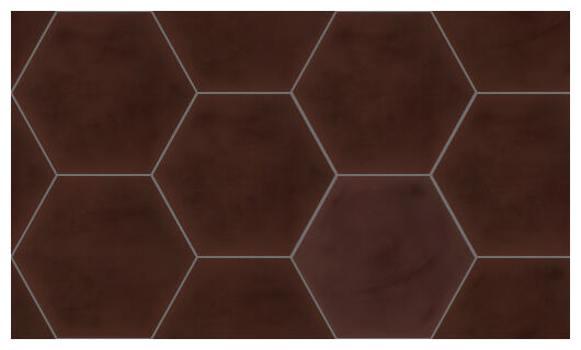 vives hexagono figuli garnet gres 15x17 - zdjęcie nr: 4