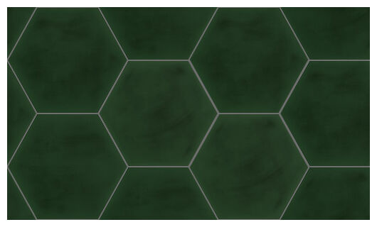 vives hexagono figuli green gres 15x17 - zdjęcie nr: 4