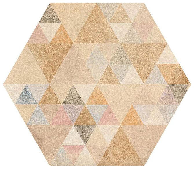 vives benenden multicolor hexagono gres 23.3x26.8 - zdjęcie główne