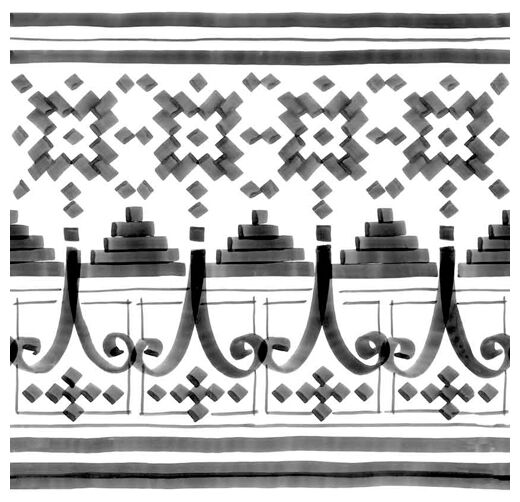 Gres Bellaria-2 Sombra z matową powierzchnią i wzorem w stylu vintage 20x20 cm