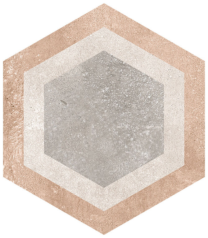 vives bushmills multicolor hexagono gres 23.3x26.8 - zdjęcie główne