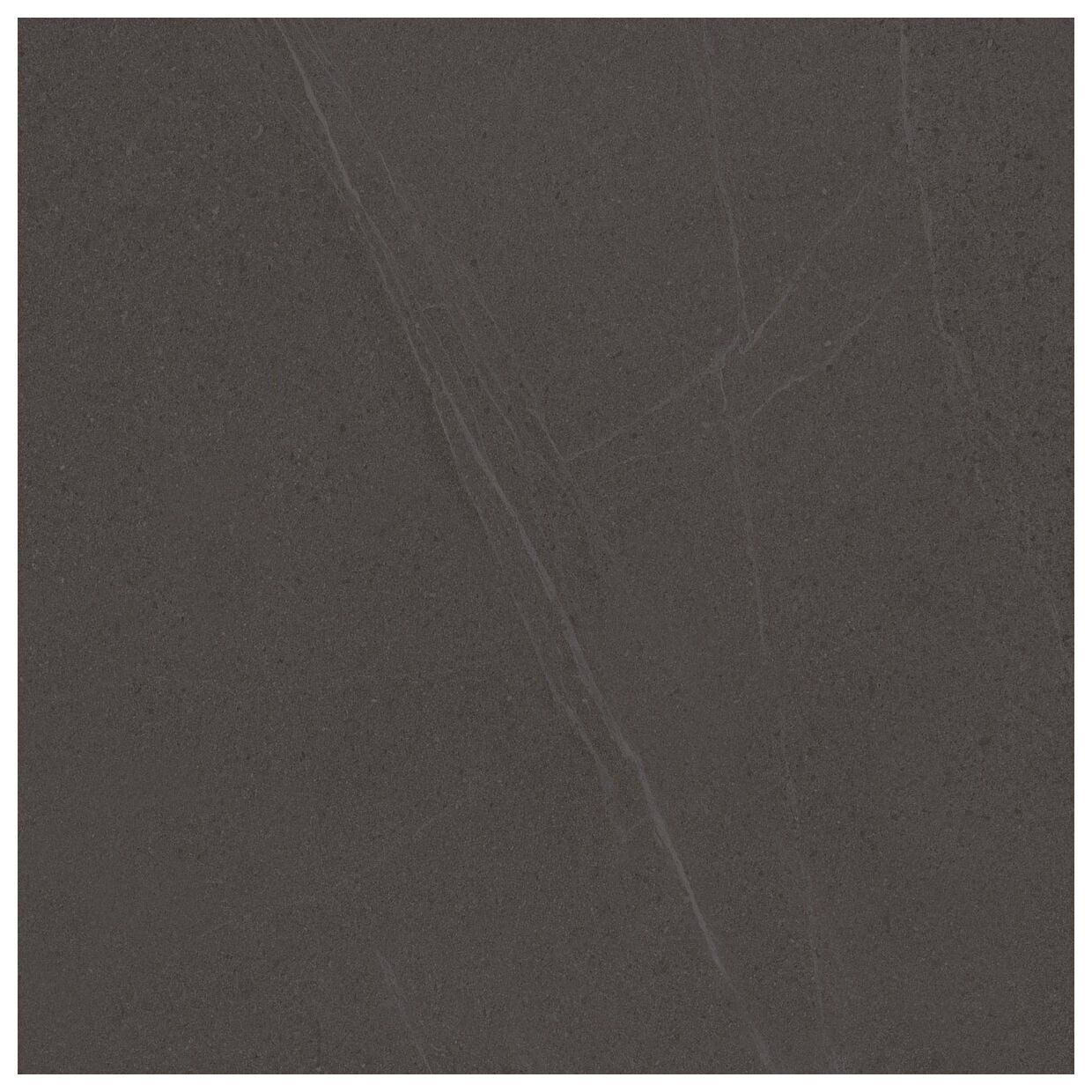 Gres Seine-R Cemento 59,3x59,3 z matową szarą powierzchnią imitującą naturalny kamień