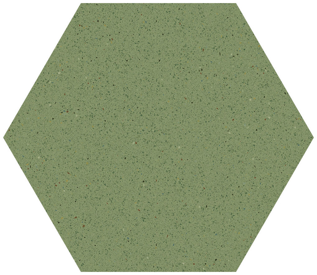 vives micra verde hexagono gres rektyfikowany 51.9x59.9 - zdjęcie główne