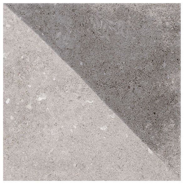 Gres Tirol Gris 20x20 z matowym wzorem patchworkowym w jasnych i ciemnych odcieniach