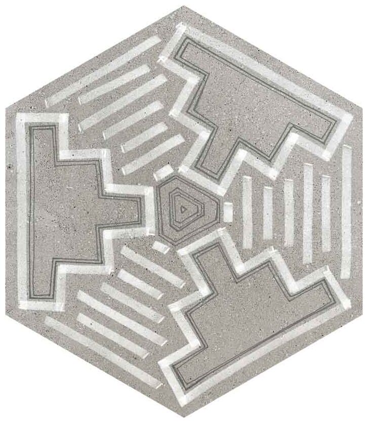 vives igneus cemento hexagono gres 23x26.6 - zdjęcie nr: 2