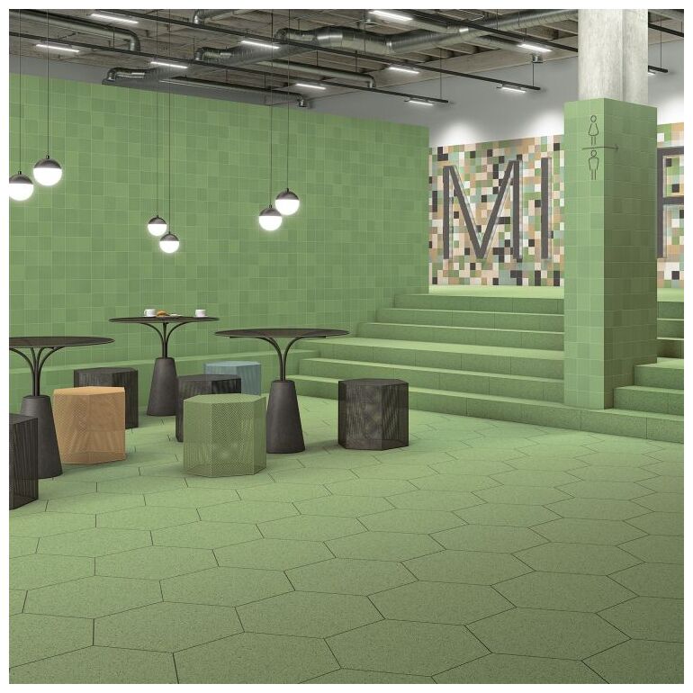 vives zepto verde płytka ścienna 13x13 - zdjęcie nr: 5