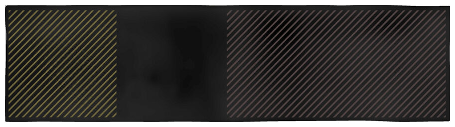 Czarna matowa płytka Sitges Negro dekor 8x31,5 z subtelnym wzorem ukośnych pasków