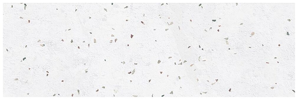 Matowa płytka Siracusa-R Multicolor 32x99 z geometrycznym wzorem kropek na białym tle