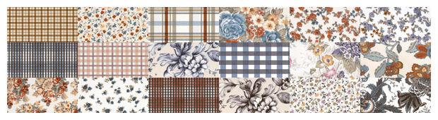 Patchworkowa płytka Soult Multicolor dekor 10x20 z różnorodnymi wzorami i kolorami