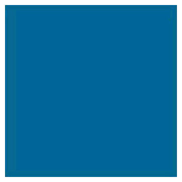 Niebieska matowa płytka podłogowa MAR 20x20 o prostym retro designie i głębokim kolorze - zdjęcie nr: 2