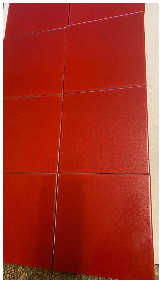 Czerwona płytka podłogowa Rojo Volcan 20x20 cm o matowej powierzchni i minimalistycznym stylu - zdjęcie nr: 3