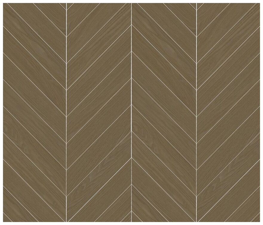 Brązowy gres Chevron Tiveden-R Noce o drewnopodobnym wzorze i matowej powierzchni - zdjęcie nr: 2