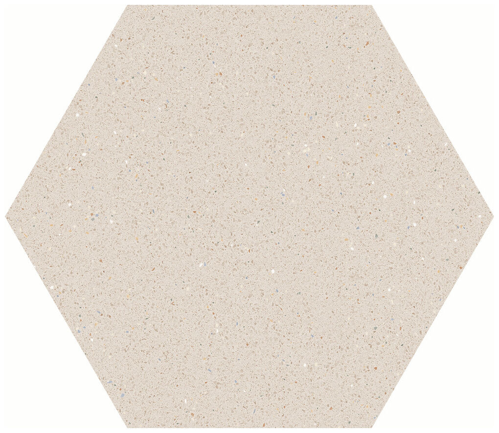 vives micra crema hexagono gres rektyfikowany 51.9x59.9 