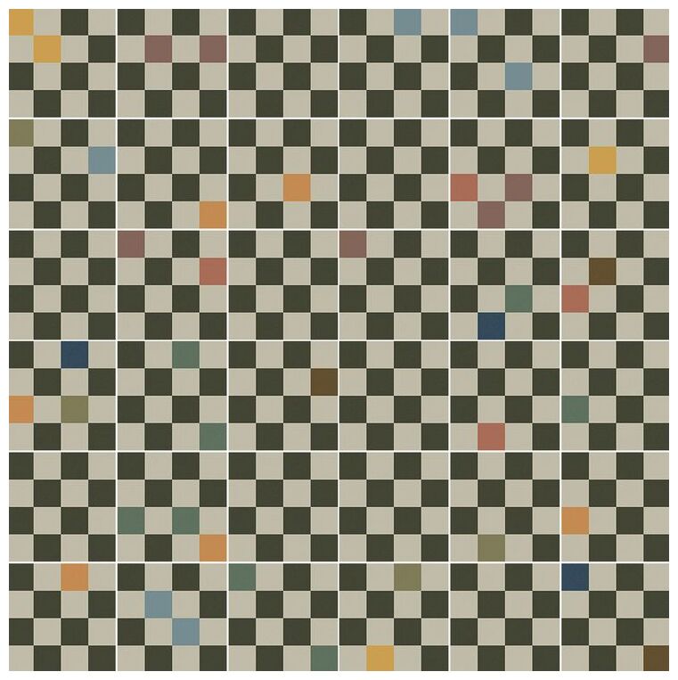 Vives Surf KOA Multicolor gres 20x20 - mały gres hiszpański do salonu i przedpokoju - zdjęcie nr: 2