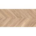 Matowy gres Chevron Natural jodełka imitujący drewno w jasnobrązowej tonacji 60x120 cm
