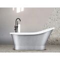 gloria glam 150 srebrna wanna wolnostojąca 150x66 (wmd-150-gls)