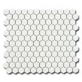 EL CASA HEXAGON BLANCO SHINE MOZAIKA GRESOWA 26X30 