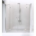 new renoma drzwi prysznicowe wnękowe dwudrzwiowe. szkło czyste 6mm 150x195 (d-0095a/d-0096a) 