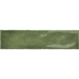 absolut keramika leonardo green glossy płytka ścienna 7.5x30 