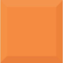 absolut keramika biselado naranja brillo płytka ścienna 10x10 