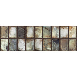 Aparici, STEEL, (WYPRZEDAŻ) STEEL OXIDUM FRAME PŁYTKA ŚCIENNA 25.2X75.9 