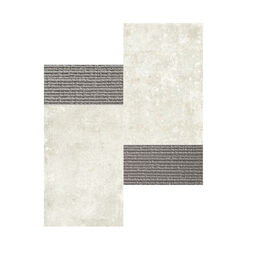 grunge white 3d silver mozaika 28.5x28.5 