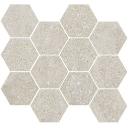 aparici lithops ivory natural hexagonal mozaika 28x30 