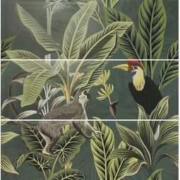 abc toucan green set(3) dekor 40x120 