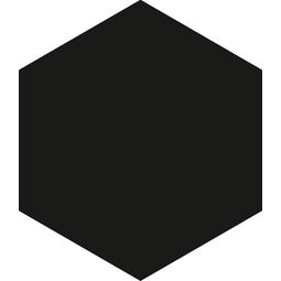 ape ceramica hexagon black gres 17.5x20.2 
