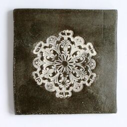 Artkafle, Artkafle, ARTKAFLE MAGICZNA CZERŃ I BIEL 2 N25 KAFEL 10X10X0.65 