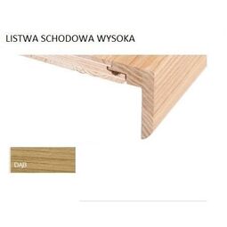 Barlinek, Listwy, BARLINEK LISTWA SCHODOWA WYSOKA DĄB 100X5.5X4.1 (LSW01121D) 