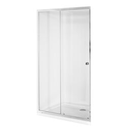 besco duo slide 110 drzwi prysznicowe przesuwne prawe/lewe szkło przejrzyste 110x195 (dds-110) 