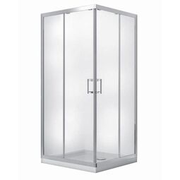 besco modern 90 kabina kwadratowa szkło mrożone 90x90x185 (mk-90-185-m) 