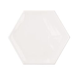 Bestile, Bondi, BESTILE BONDI WHITE HEXAGON SHINE PŁYTKA ŚCIENNA 11X12.5 