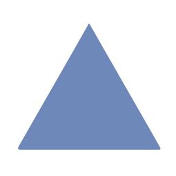 bestile bondi blue triangle matt płytka ścienna 11.5x13 