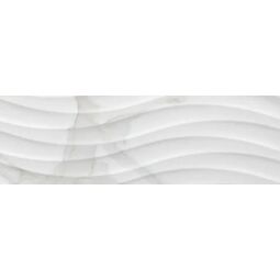 bianca ccr148-1 demeter white onda płytka ścienna 25x75