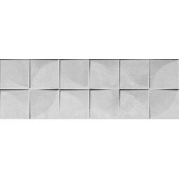 bianca concrete grey quadra płytka ścienna 25x75 