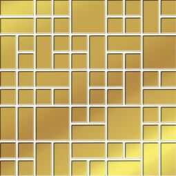 bianca gold glass mozaika 25x25 