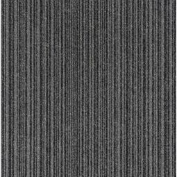 burmatex go to 21902 coal grey stripe płytka dywanowa 50x50