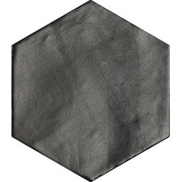 nomade black hexagon gres 13.9x16 