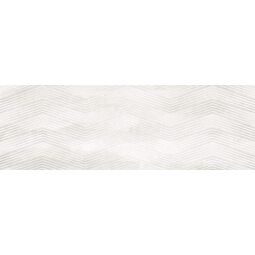 ceramika color spectre white geo dekor 25x75 