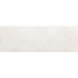 ceramika color visual white dekor 25x75 
