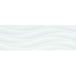 ceramika color java white onda płytka ścienna 25x75 g1 