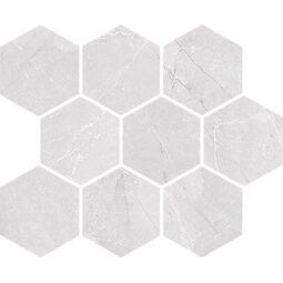 ceramika końskie braga white mozaika 23.5x28.6 